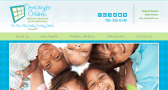 Desktop Screenshot of dentistryforchildren.com